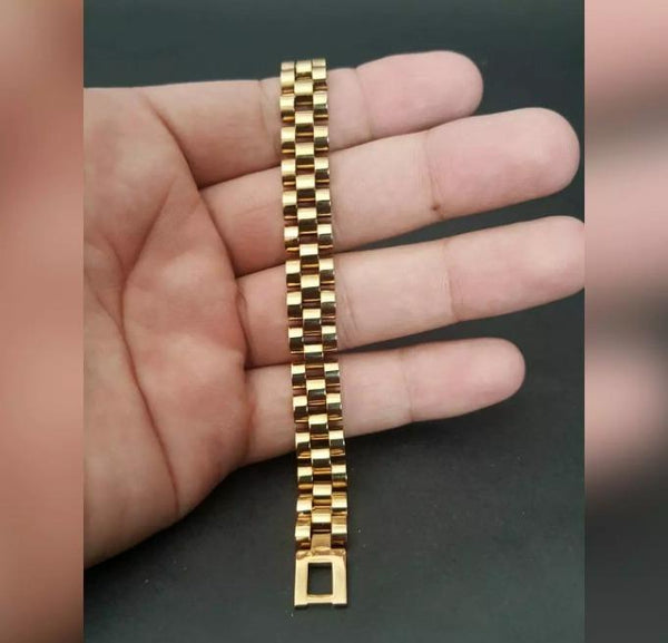 Gold-Plated Unisex Adjustable Chain Bracelet — Unique Design