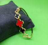 Multicolor Adjustable Clove Bracelet — Boho Charm Bracelet for Women