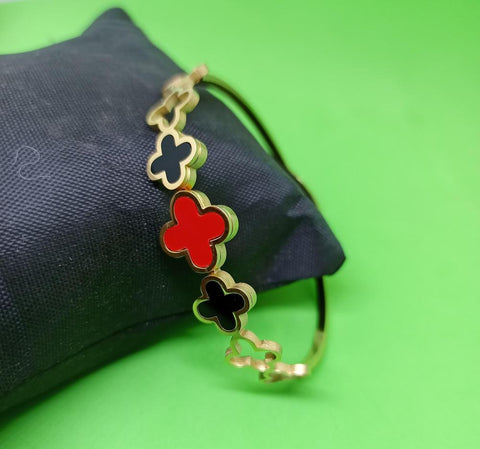 Multicolor Adjustable Clove Bracelet — Boho Charm Bracelet for Women