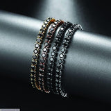 Gold-Plated Kara Bangle for Women — Elegant Alloy Bracelet
