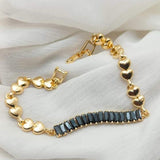 Turkish Crystal Chain Bracelet — Stainless Steel, 3 Colors