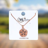 Funky Gold-Plated Crystal Pendant — Elegant Statement