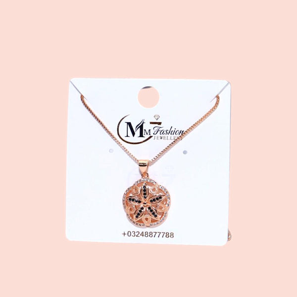 Funky Gold-Plated Crystal Pendant — Elegant Statement