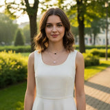 2-Layer Gold-Plated Necklace for Women — Modern Layered Design