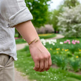 Turkish Design Gold-Plated Men's Adjustable Bracelet — Stainless Steel