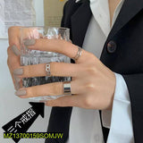 3-Piece Silver-Plated Dainty Adjustable Rings Set — Stackable Trio