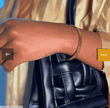 Ayat-ul-Kursi Aluminium-Plated Resin Kara Bangle — Adjustable Silver