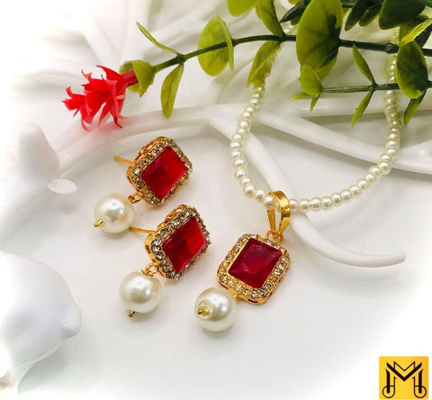 Gold-Plated Kundan Bridal Mala Necklace Set — 18 Inch Traditional Mala