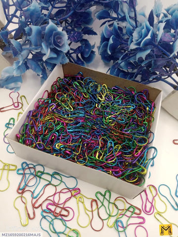 Modern Resin Enamel Scarf Pins — Multicolor Pack of 50 (5 in)