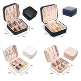 Premium Black Rubber Jewelry Box — Compact Single-Piece Organizer