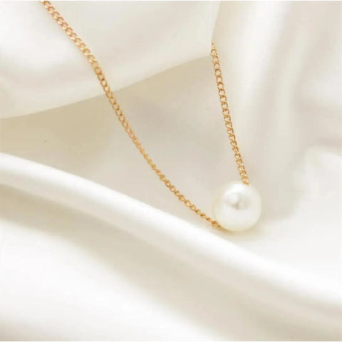 Multicolor Pearl Drop Necklace — Elegant Fashion Jewelry for Women