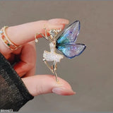 Golden Fairytale Brooch - Elegant Alloy Brooch Pin for Women
