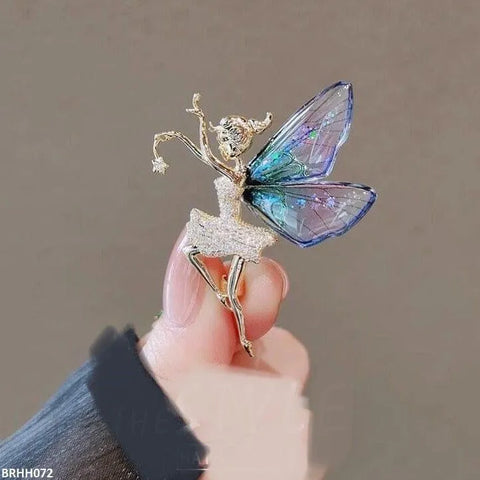Golden Fairytale Brooch - Elegant Alloy Brooch Pin for Women