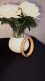 Modern Gold-Plated Kara Bangle — Elegant Women's Bracelet