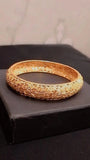 Modern Gold-Plated Kara Bangle — Elegant Women's Bracelet