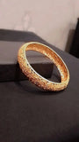 Modern Gold-Plated Kara Bangle — Elegant Women's Bracelet