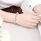 Antique Silver-Plated Chain Bracelet for Women — 8 Inch Free Size