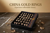36-Piece Golden Zinc Alloy Women's Ring Set — Fashion Rings