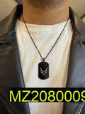 Markhor Stainless Steel Men's Pendant - Black Statement Necklace