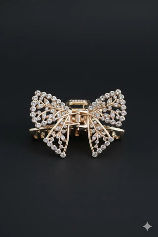 Golden Alloy Hair Catcher — Elegant Jewellery Hair Accessory