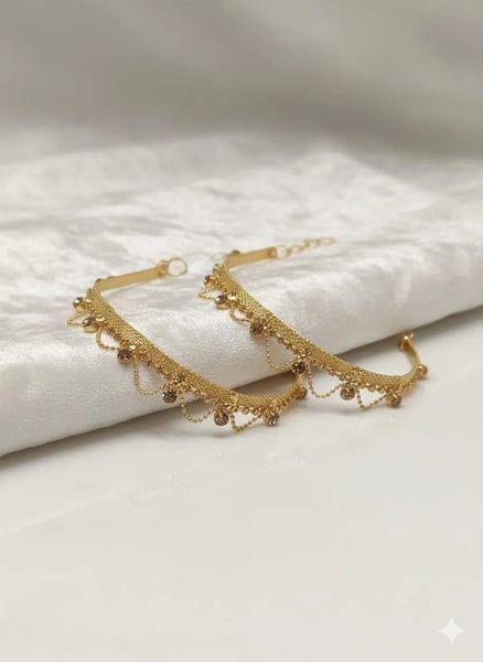 Multicolor Alloy Anklet – Elegant Boho Foot Jewelry for Women