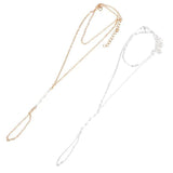 Delicate Adjustable Alloy Anklet Pair | Women's Fashion Jewelry