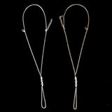 Delicate Adjustable Alloy Anklet Pair | Women's Fashion Jewelry