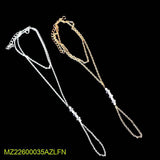 Delicate Adjustable Alloy Anklet Pair | Women's Fashion Jewelry