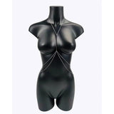 Silver-Plated Adjustable Belly Chain — Trendy Alloy Navel Jewelry