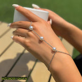 Elegant Adjustable Alloy Bracelet – Classic Beauty & Fashion Accessory