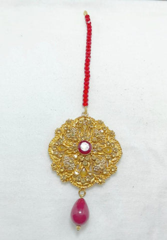 Red Resin Polish Bindiya – Slim Elegant Tikka Accent