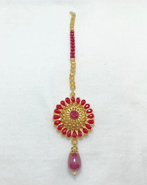 Resin Polished Bindiya for Women - Elegant Crystal Tikka Accent