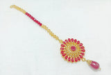 Resin Polished Bindiya for Women - Elegant Crystal Tikka Accent