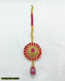 Resin Polished Bindiya for Women - Elegant Crystal Tikka Accent