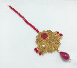 Resin Polished Crystal Bindiya Tikka for Women — Elegant Slim