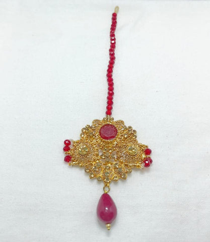 Resin Polished Crystal Bindiya Tikka for Women — Elegant Slim