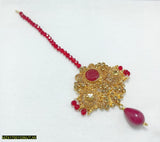 Resin Polished Crystal Bindiya Tikka for Women — Elegant Slim