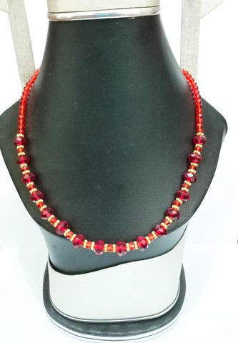 Baby Girl Beaded Necklace — Delicate Kids Beads Mala (1 Pc)