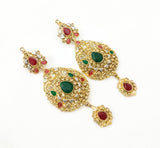 Multicolor Trendy Casting Earrings — Majestic Jewellery Pair