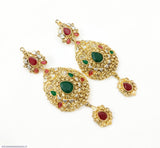 Multicolor Trendy Casting Earrings — Majestic Jewellery Pair