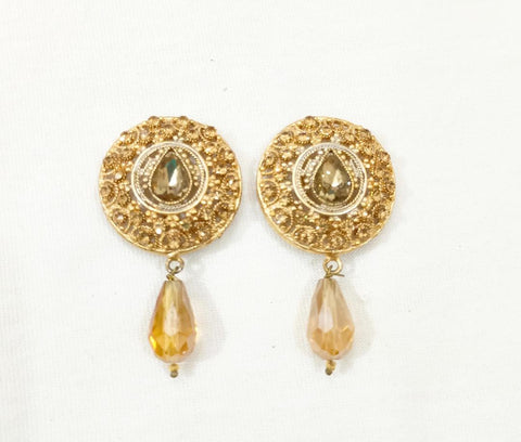 Golden Casting Fashion Tops — 2 Pc Premium Jewelry Accents