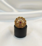 Adjustable Maroon Casting Ring – Premium Women's Fashion Jewelry