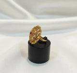 Adjustable Maroon Casting Ring – Premium Women's Fashion Jewelry