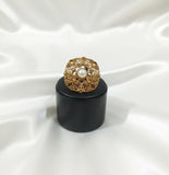 Adjustable White Casting Ring — Elegant Minimalist Jewelry