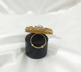 Adjustable White Casting Ring — Elegant Minimalist Jewelry