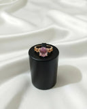 Elegant Pink Plain Alloy Ring — Minimal Women's Fashion Jewelry