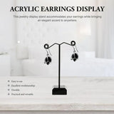 Modern Black Metal Jewellery Stand — Sleek Organizer for Necklaces