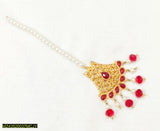 Majestic Golden Polish Bindiya - Multicolor Traditional Bindis