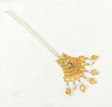 Majestic Golden Polish Bindiya - Multicolor Traditional Bindis