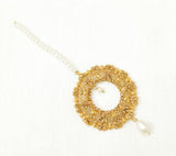 Golden Polish Bindiya for Women - Adjustable Single Piece